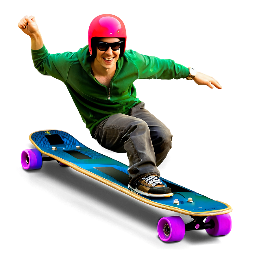 Downhill Longboard Png Snr78