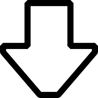 Downward Black Arrow Icon