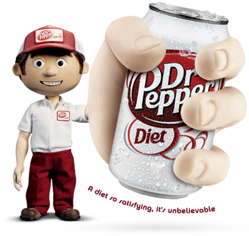 Dr Pepper Diet Can Character Promotion