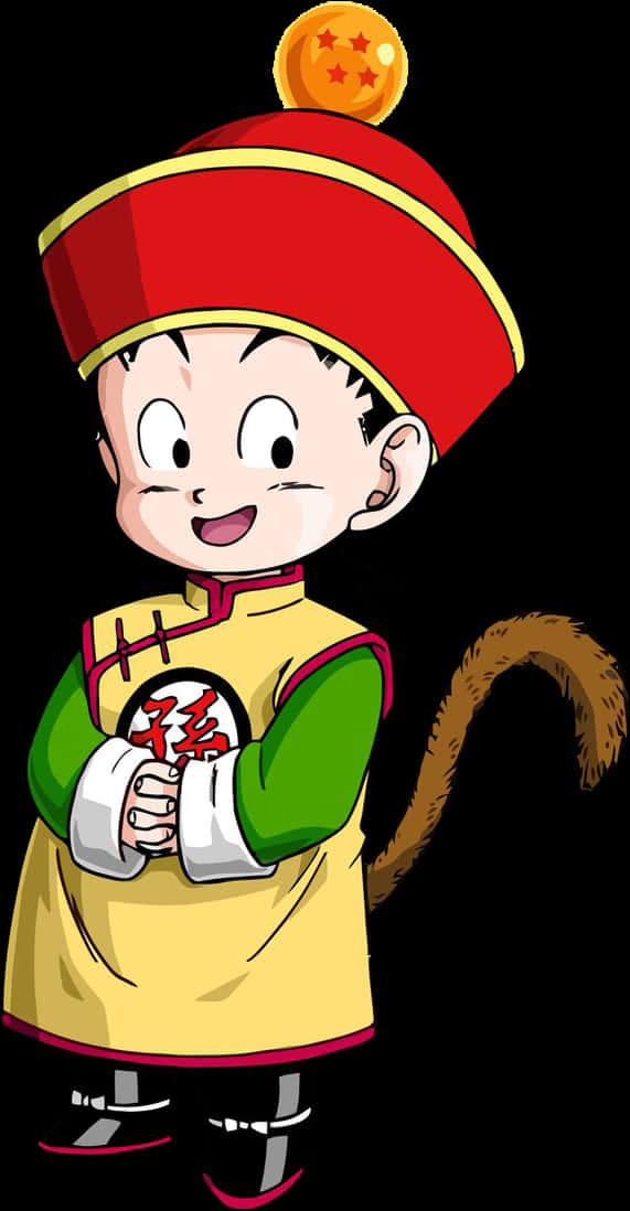 Dragon Ball Character With Four Star Dragon Ball