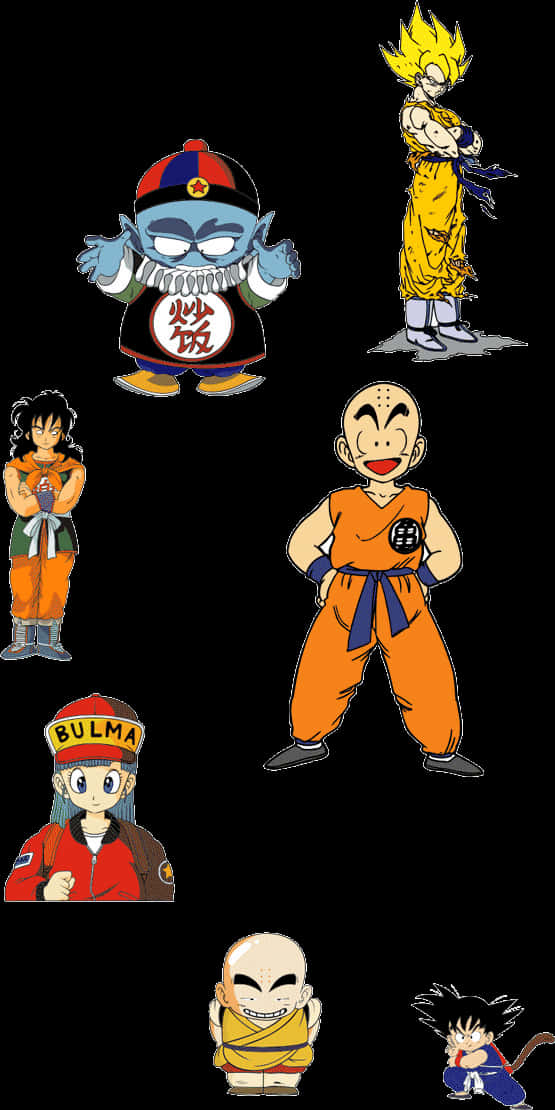 Dragon Ball Z Character Collage