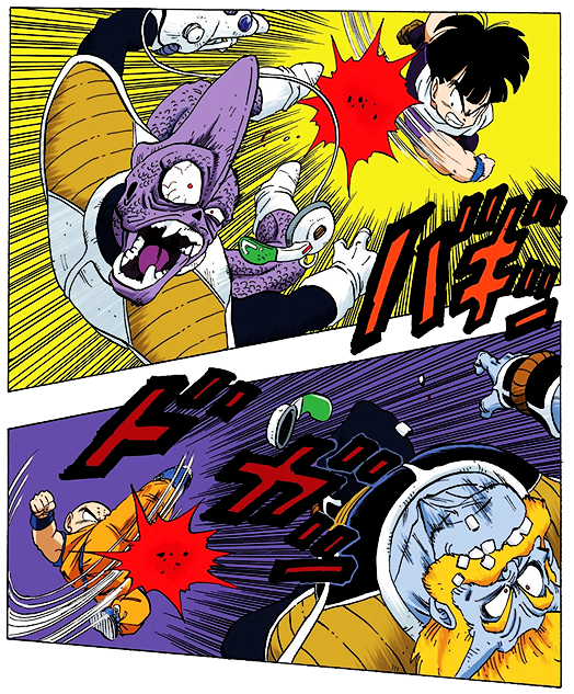 Dragon Ball Z Krillinand Frieza Action Scene