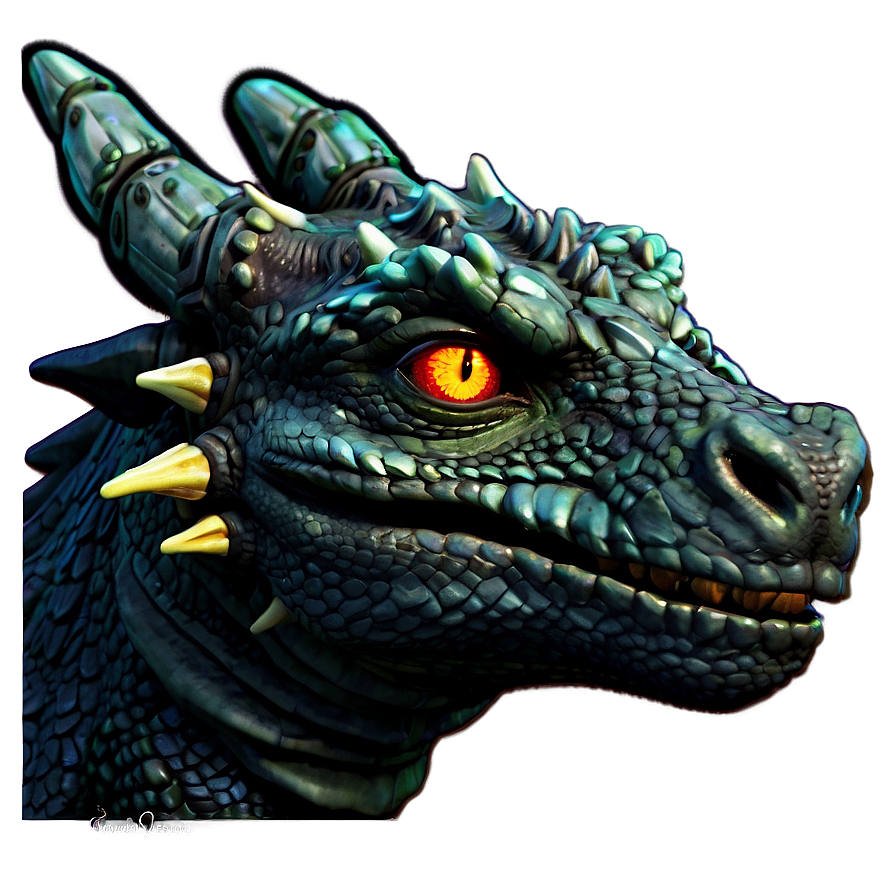 Dragon Head Closeup Png Wst