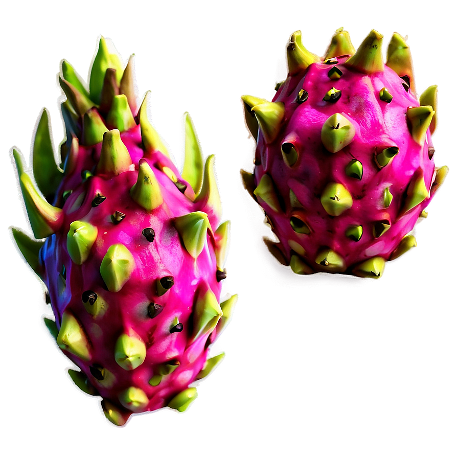 Dragonfruit Illustration Cute Png 06122024