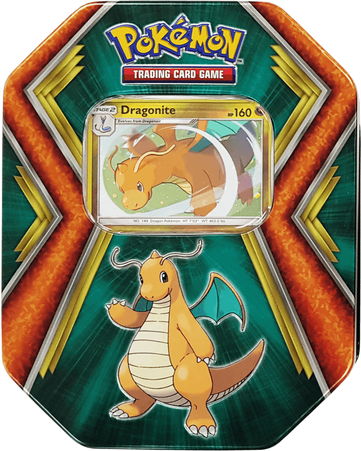 Dragonite Pokemon Card Packaging