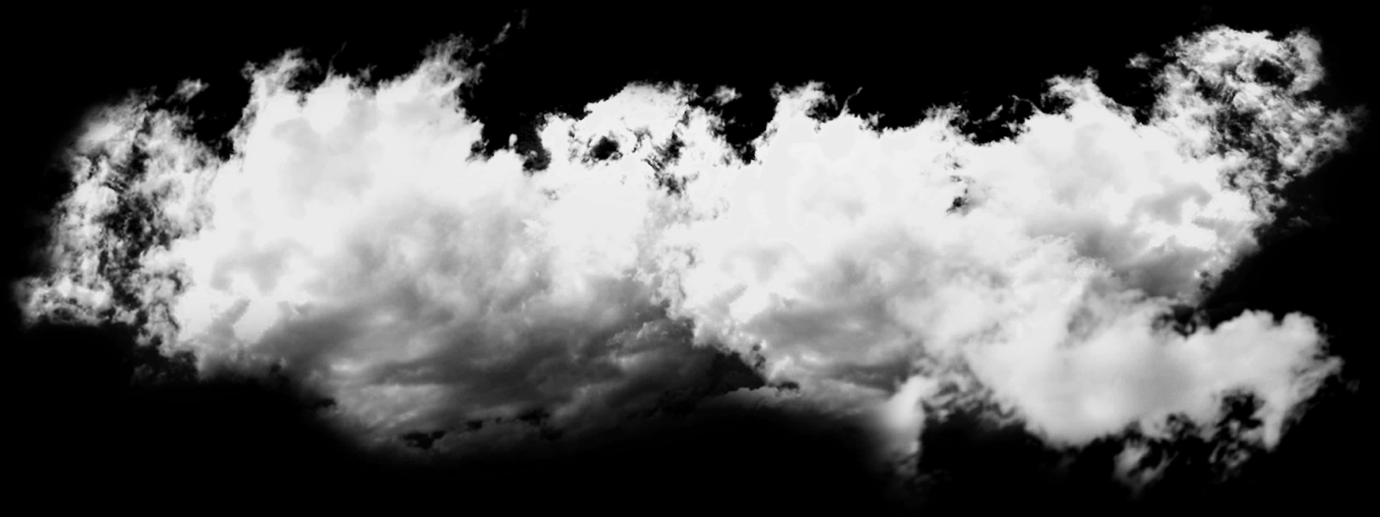 Dramatic Cloud Formation Blackand White