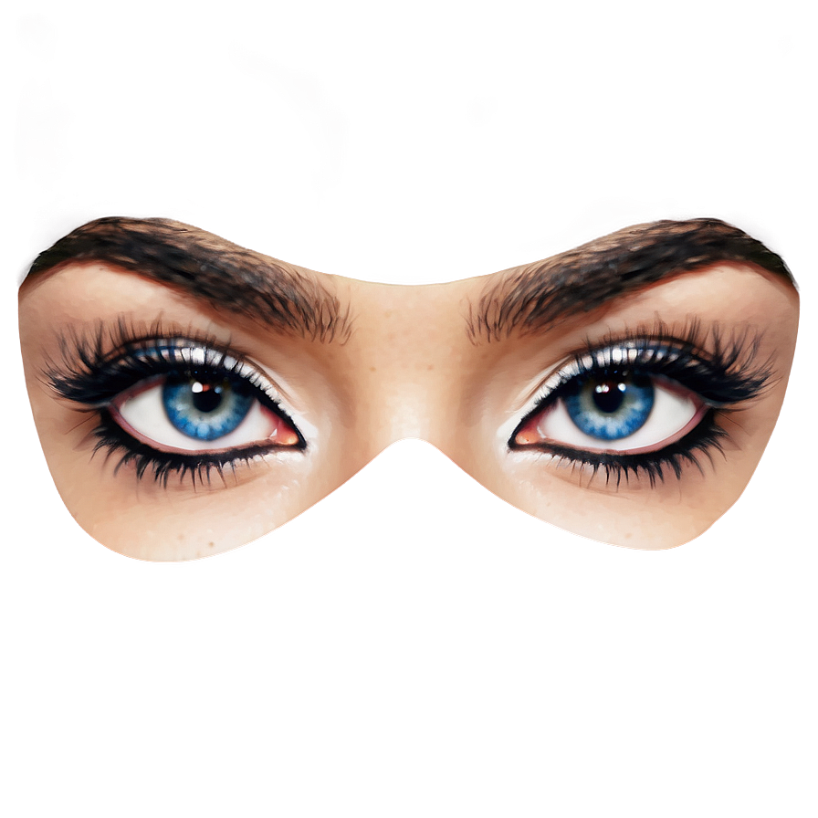 Dramatic Eyelashes Png 05042024