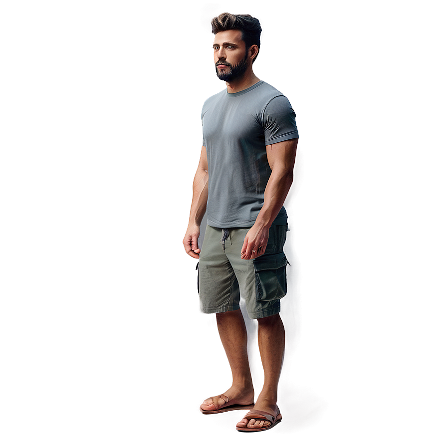 Drawstring Cargo Shorts Png Vco