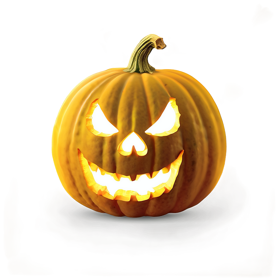 Dreadful Scary Pumpkin Glow Png 46