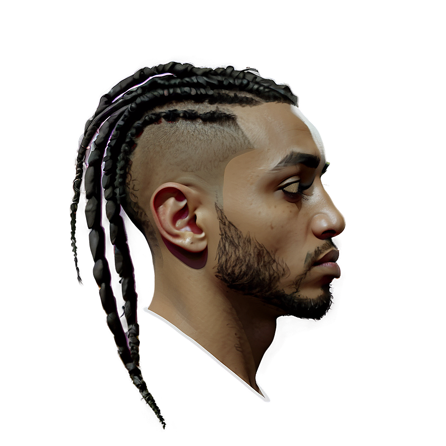 Dreadlocks With Fade Png 06252024