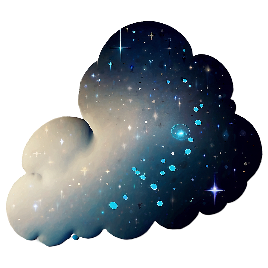 Dream Cloud With Constellations Png 17