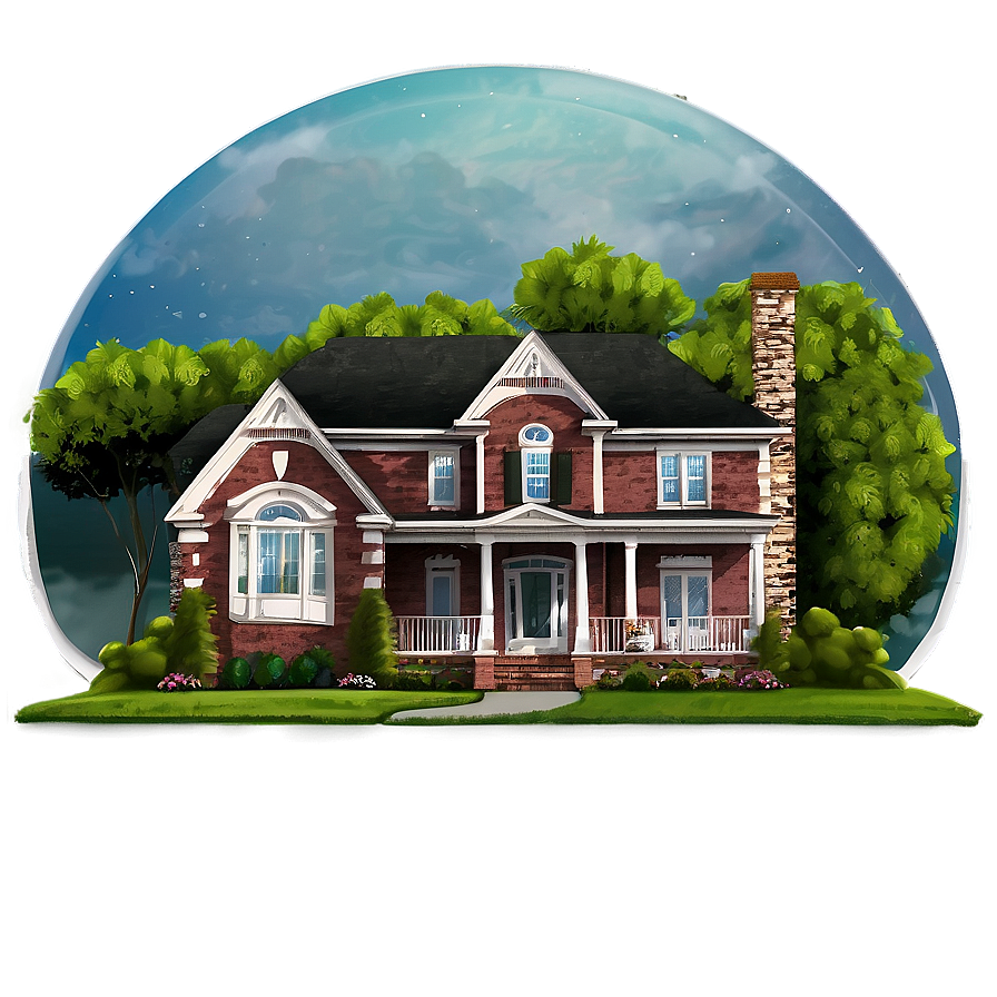 Dream Home Illustration Png Wby56