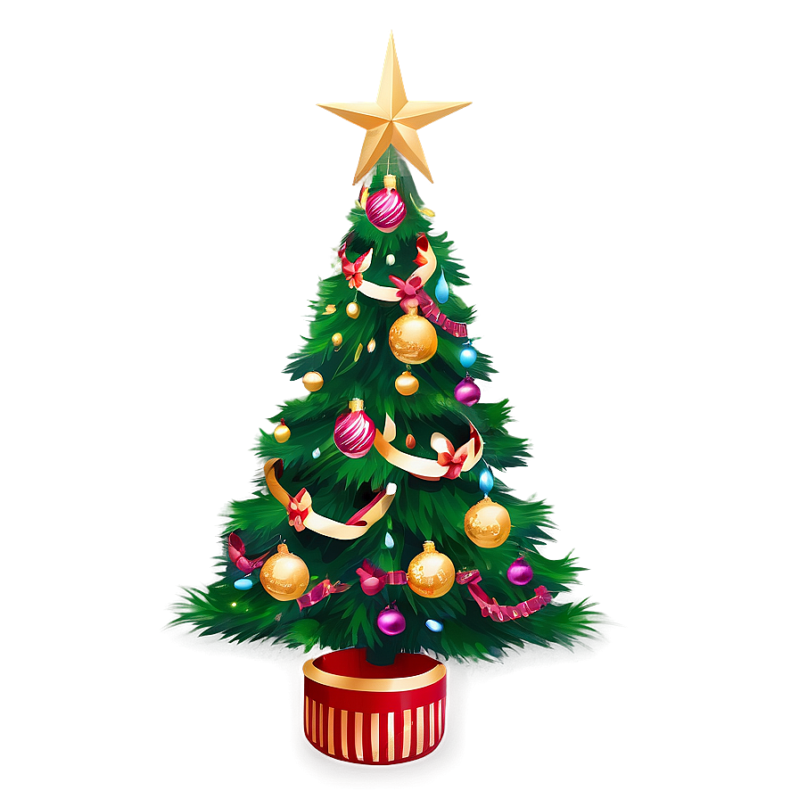 Dreamy Christmas Tree Decoration Png 51