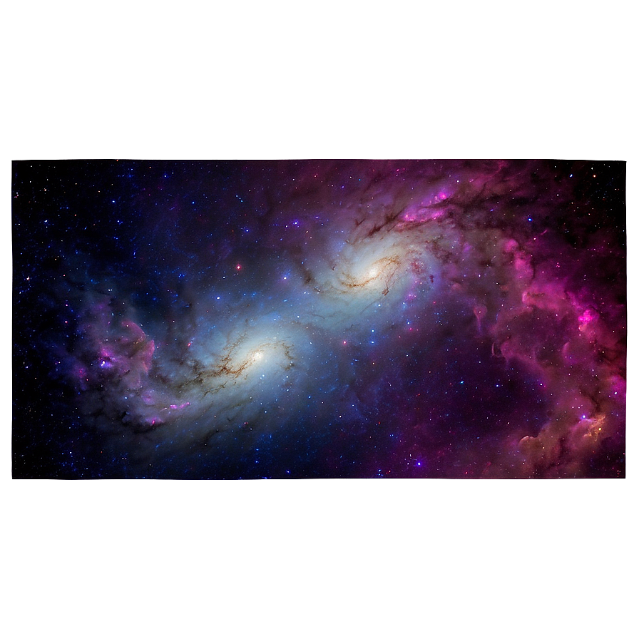 Dreamy Galaxy Stars Visualization Png Txu59