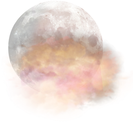 Dreamy Moonand Clouds