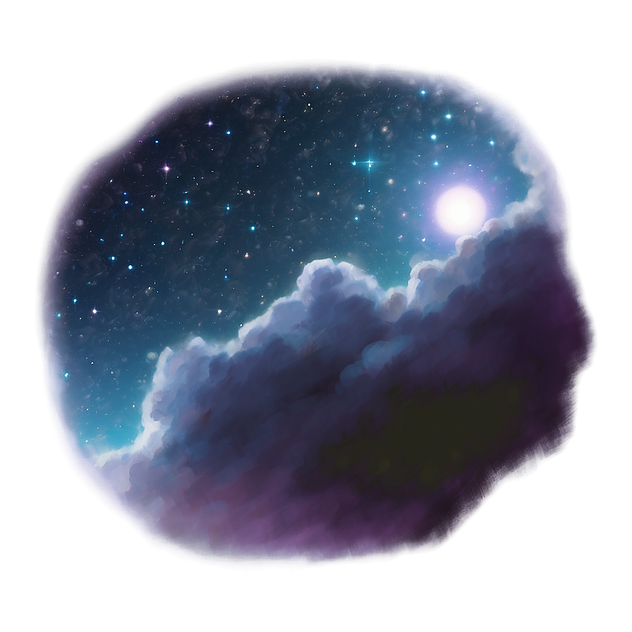 Dreamy Night Sky Png Srb