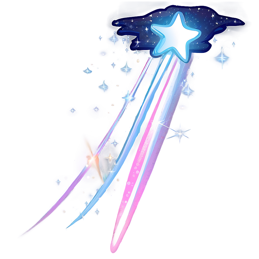 Dreamy Shooting Star Night Png 18