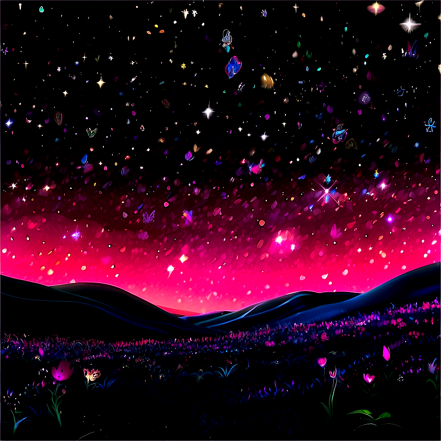 Dreamy Stardust Field Png Hnu