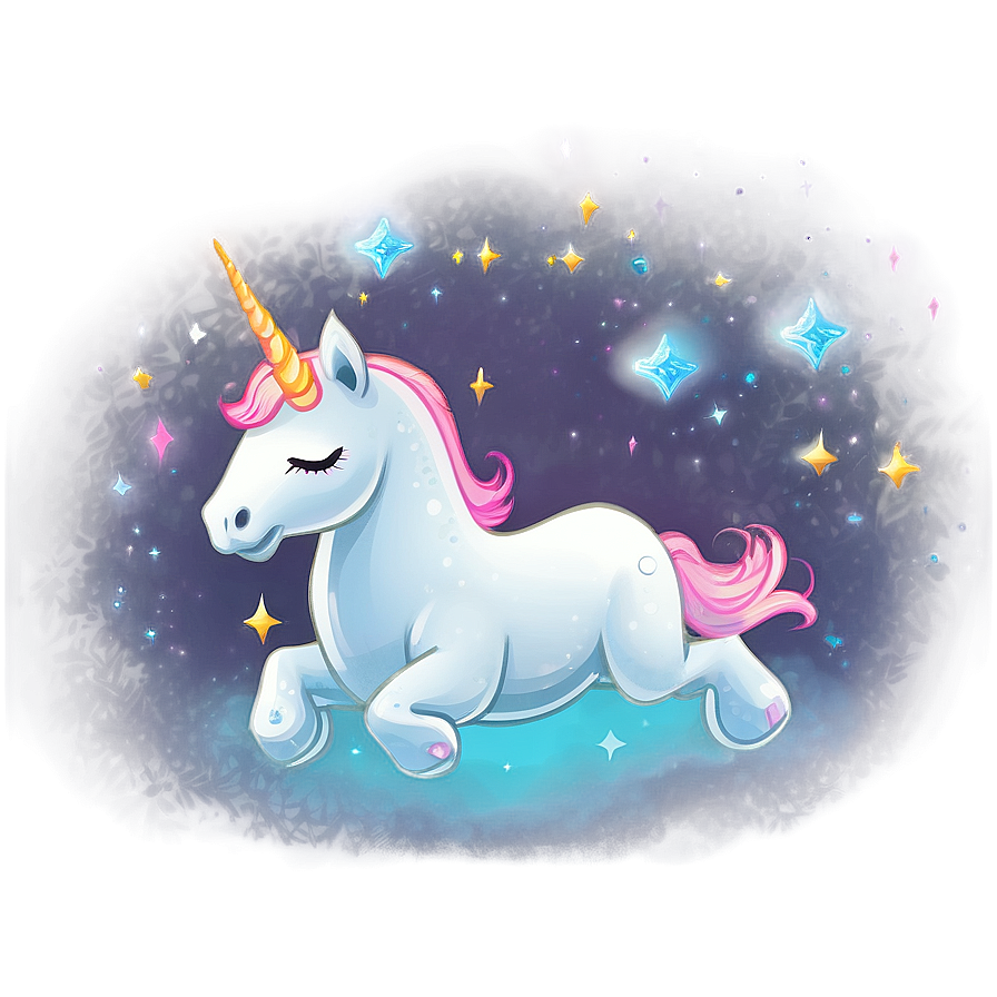 Dreamy Unicorn Png 05032024