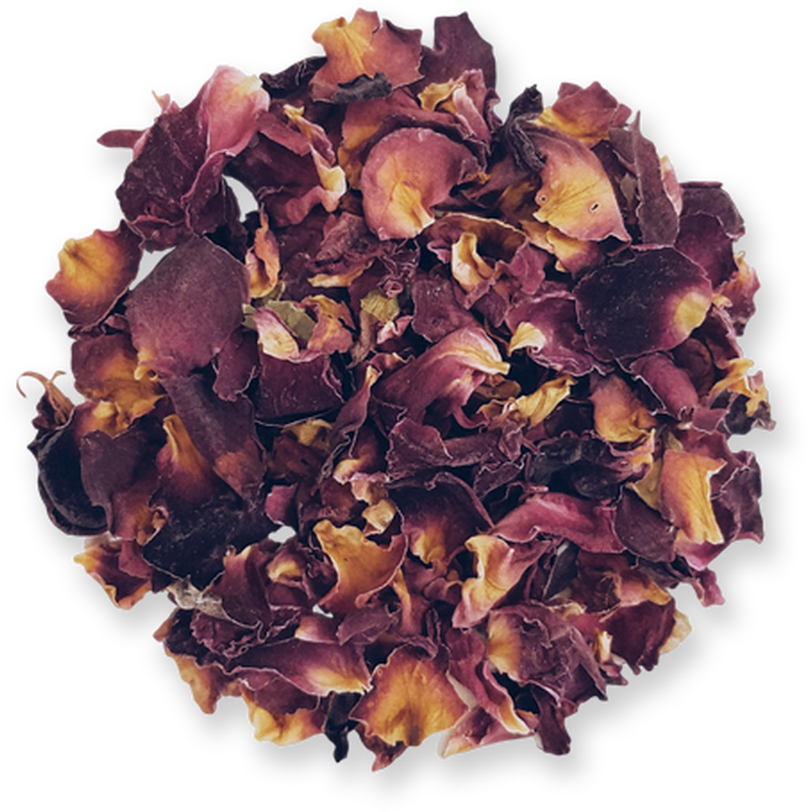 Dried Rose Petals Top View