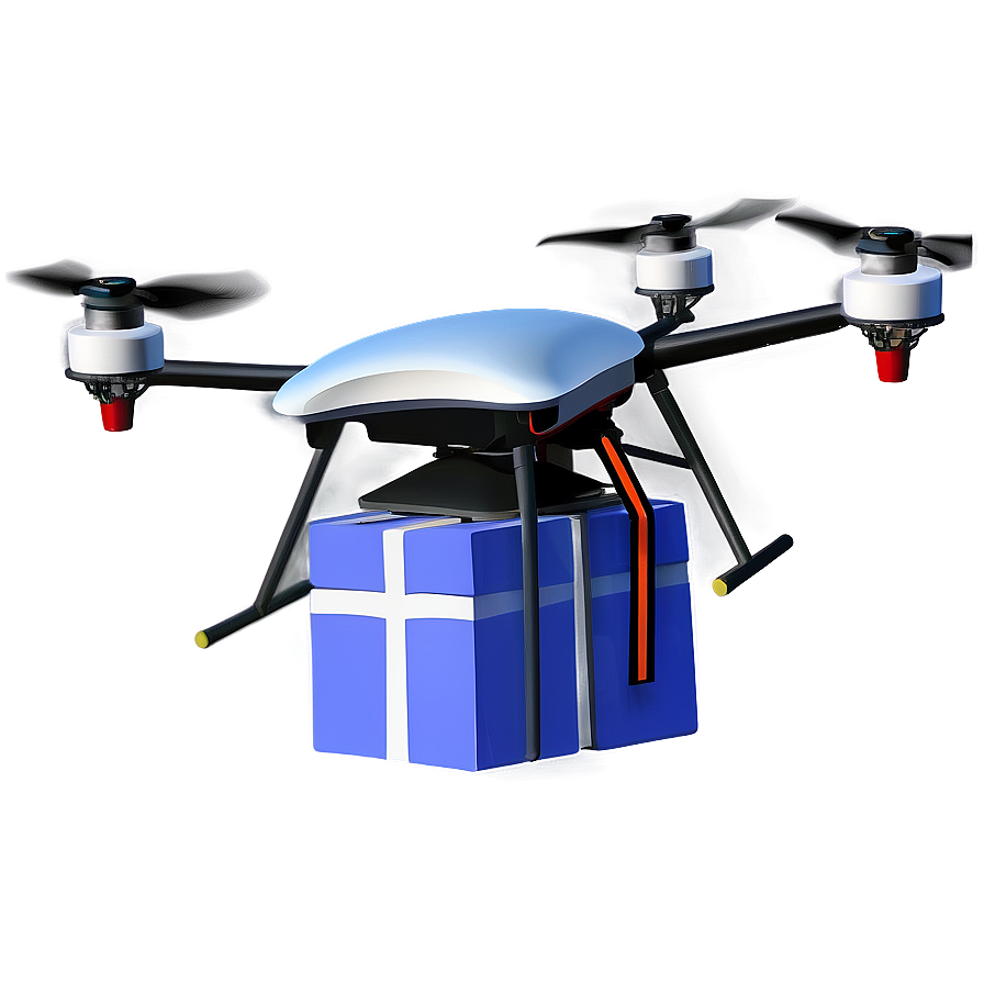 Drone Delivery Concept Png Obq56