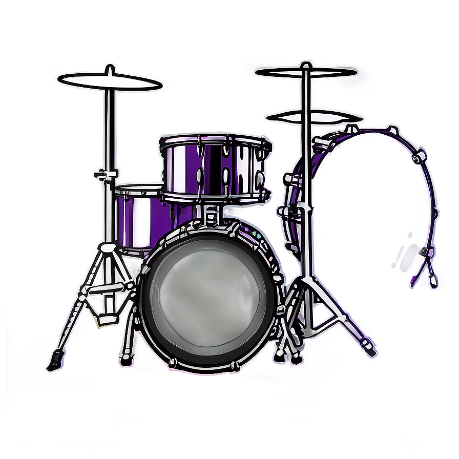 Drum Kit Outline Png 05242024