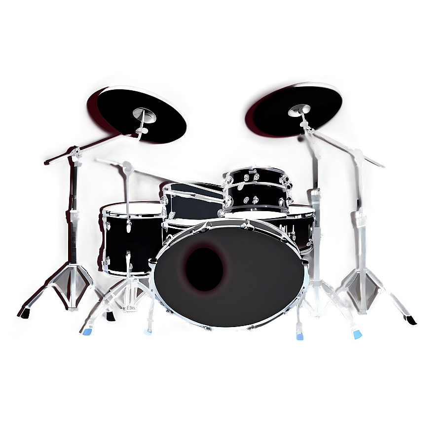 Drum Kit Silhouette Png Juf