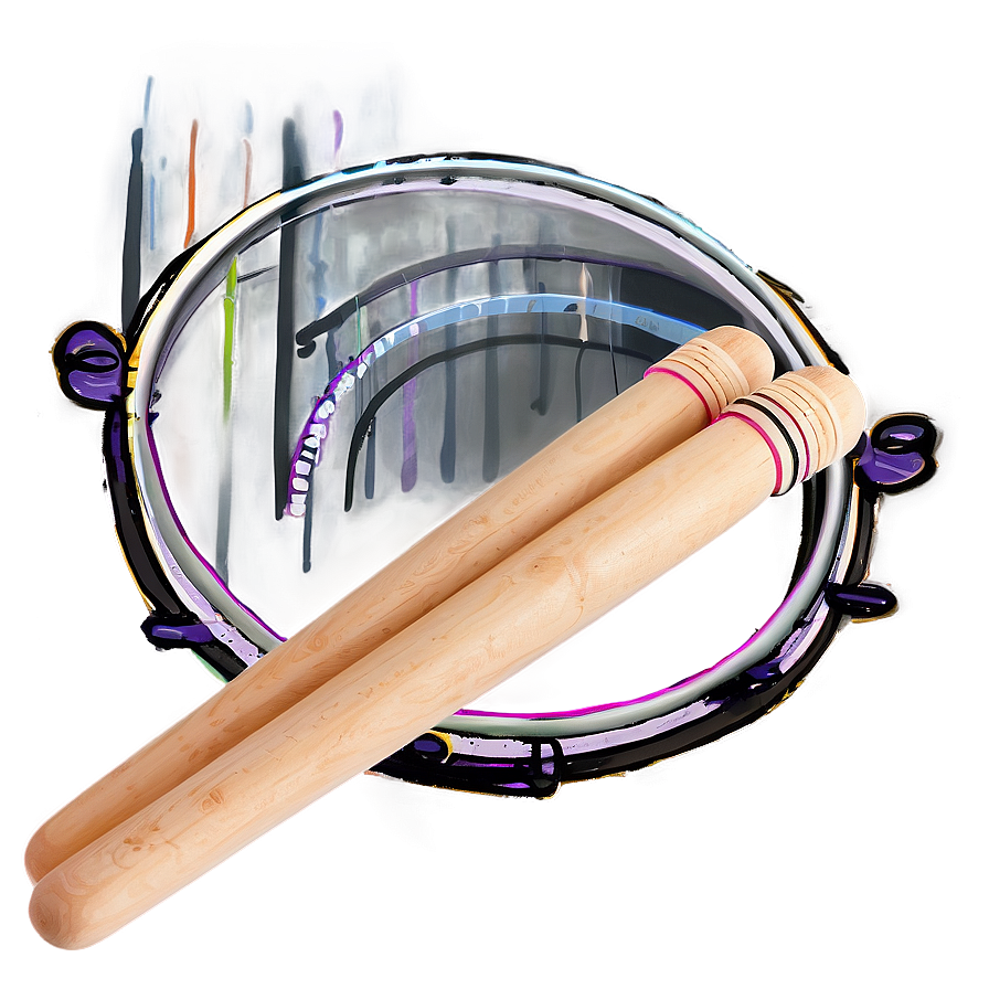 Drumsticks With Control Rings Png 59