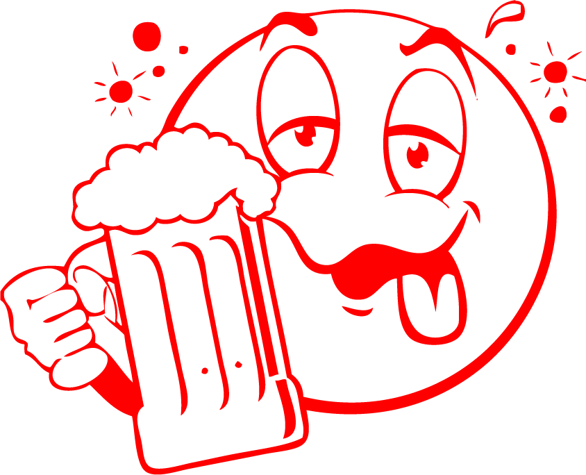 Drunk Emoji Holding Beer