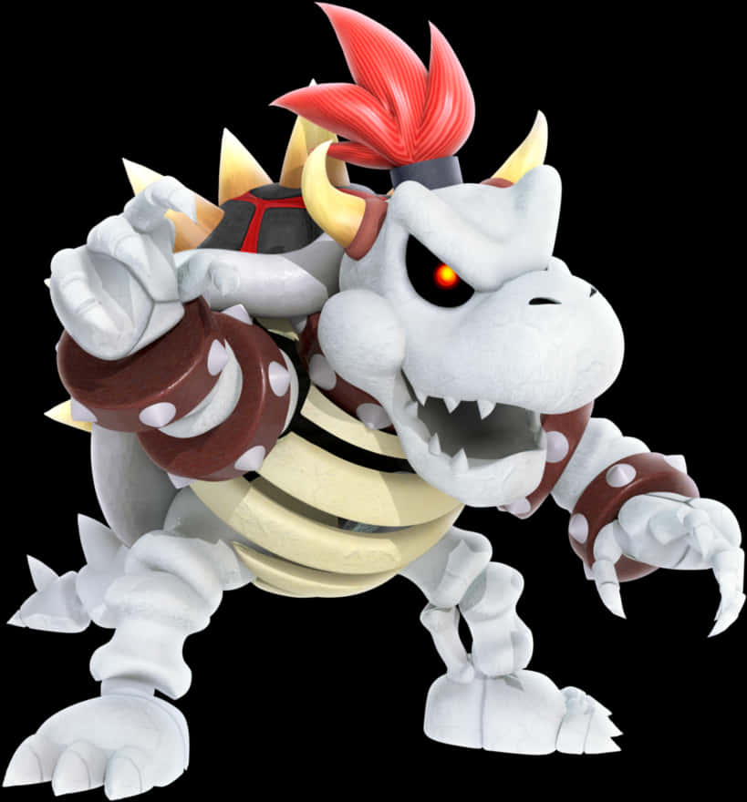 Dry Bowser Character Render