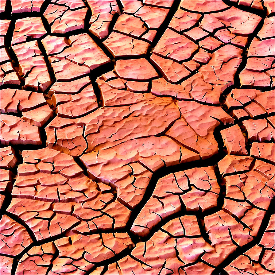 Dry Cracked Mud Texture Png 06242024