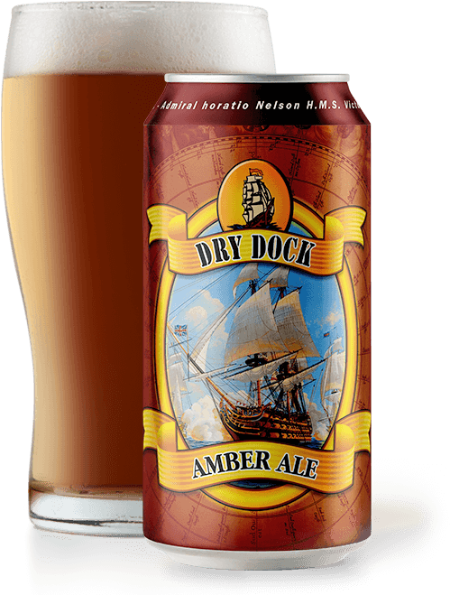 Dry Dock Amber Ale Canand Glass