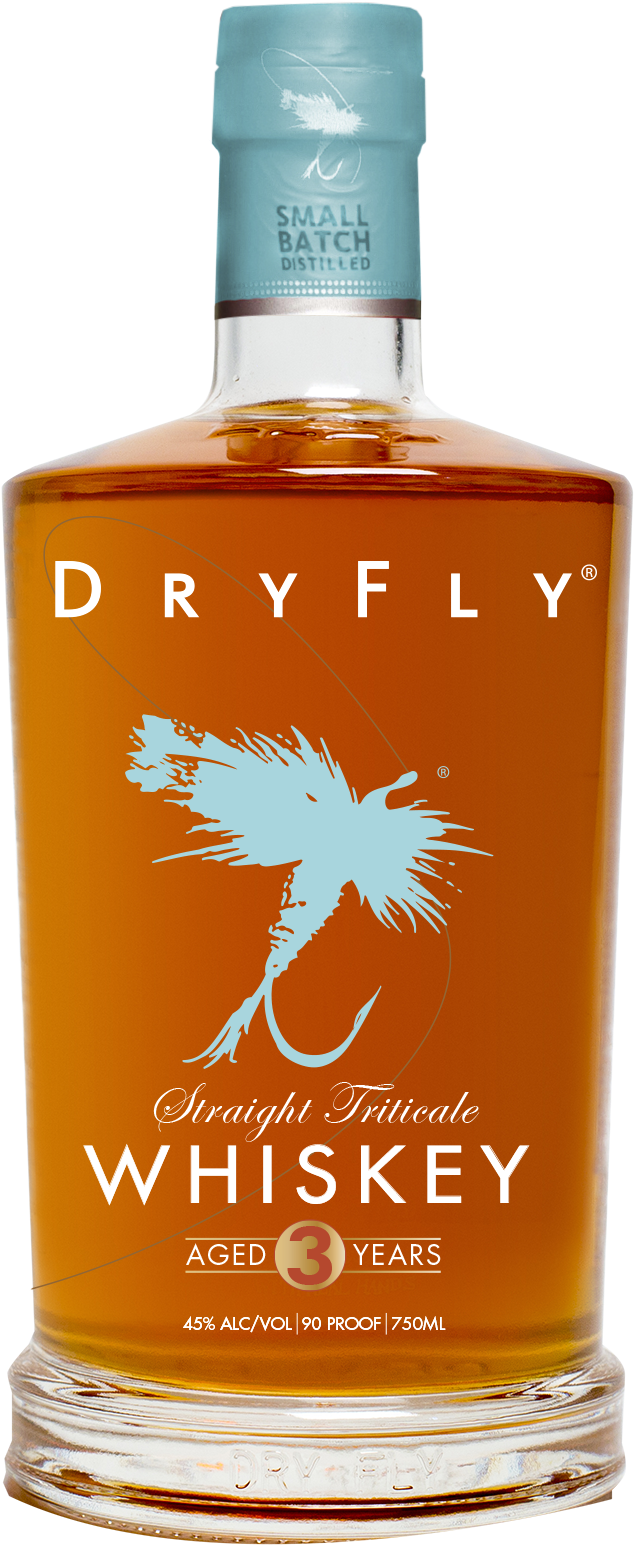 Dry Fly Straight Triticale Whiskey Bottle