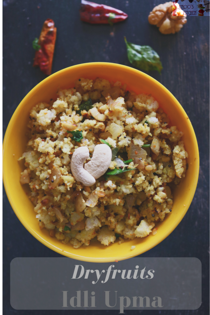 Dry Fruit Idli Upmain Yellow Bowl