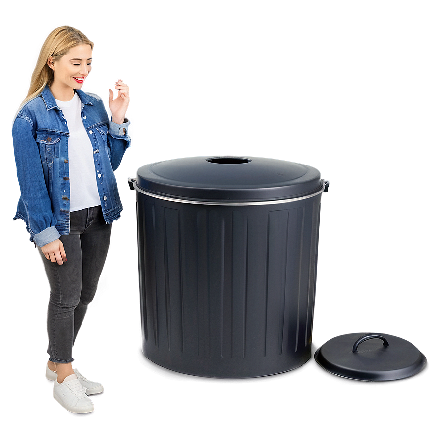 Dual Compartment Trash Can Png 50