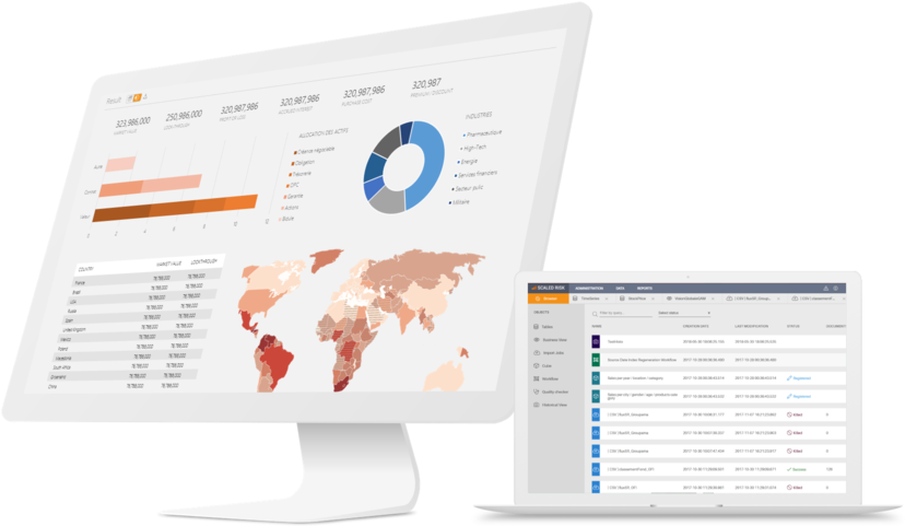 Dual Screen Data Analysis Setup