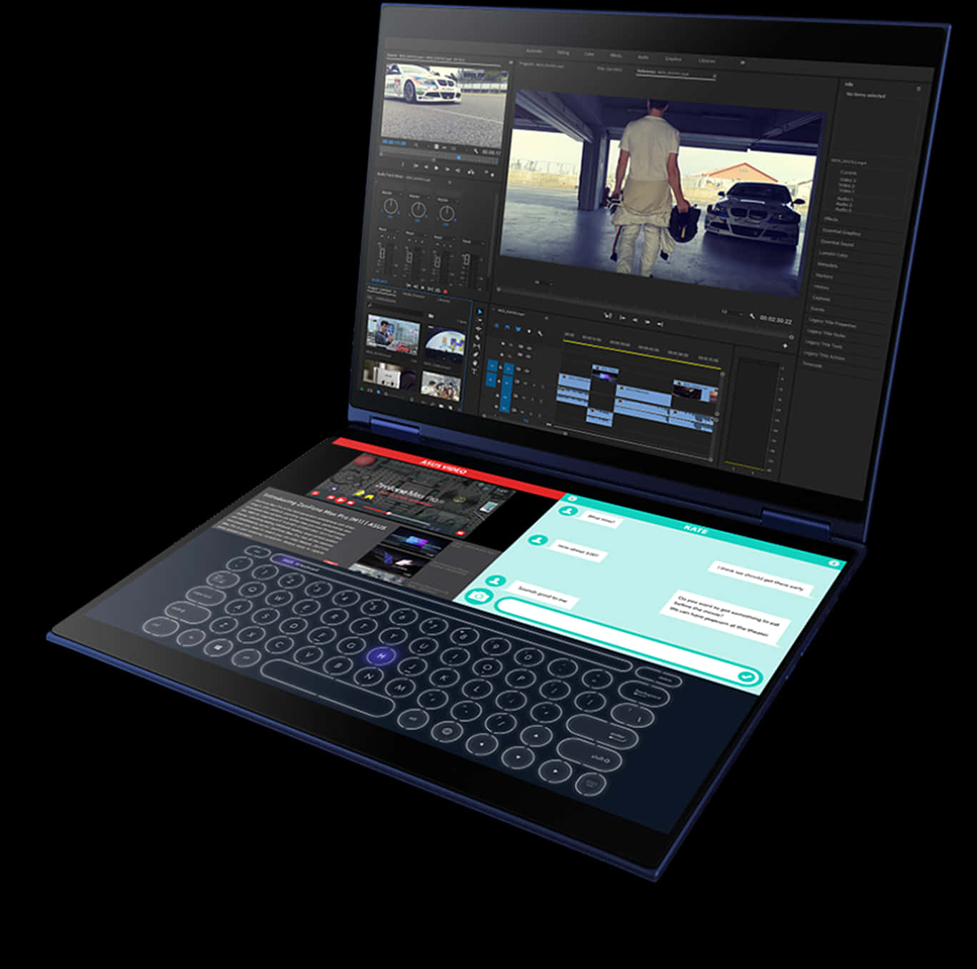 Dual Screen Professional Laptop