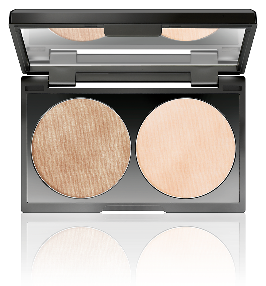 Dual Shade Compact Powder Makeup