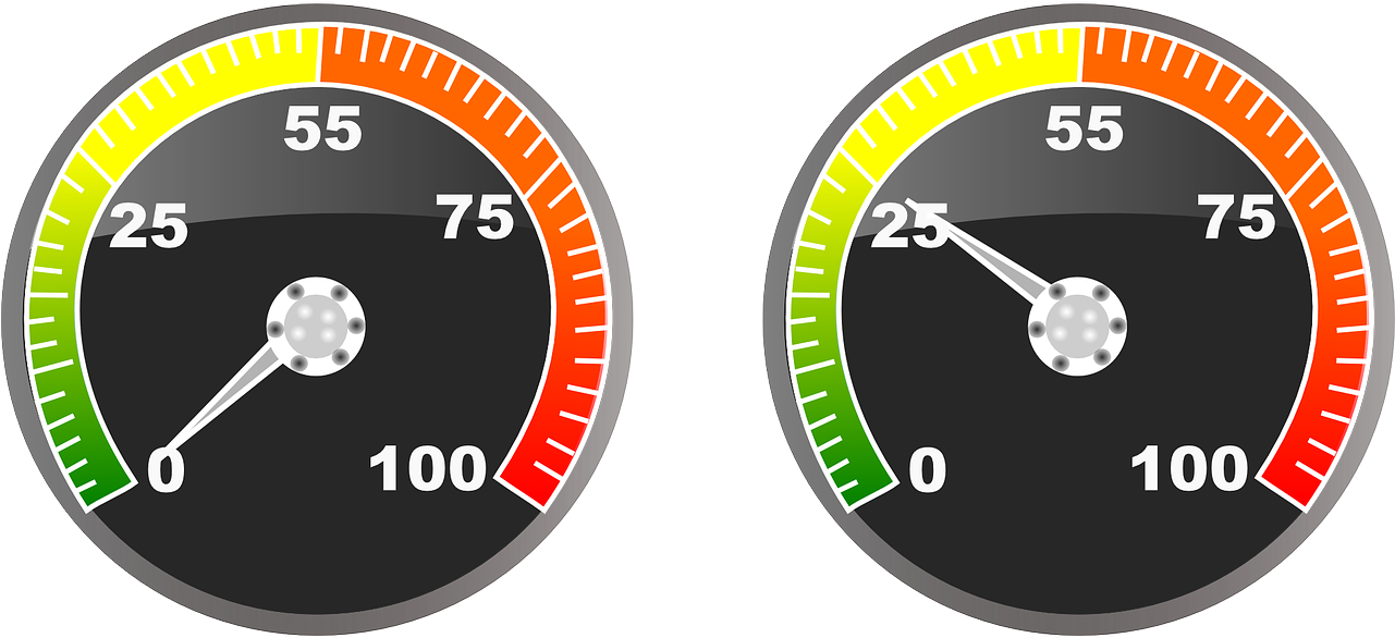 Dual Speedometer Comparison