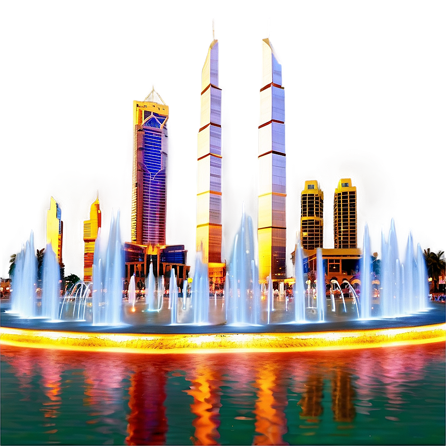 Dubai Fountain Show Png 17