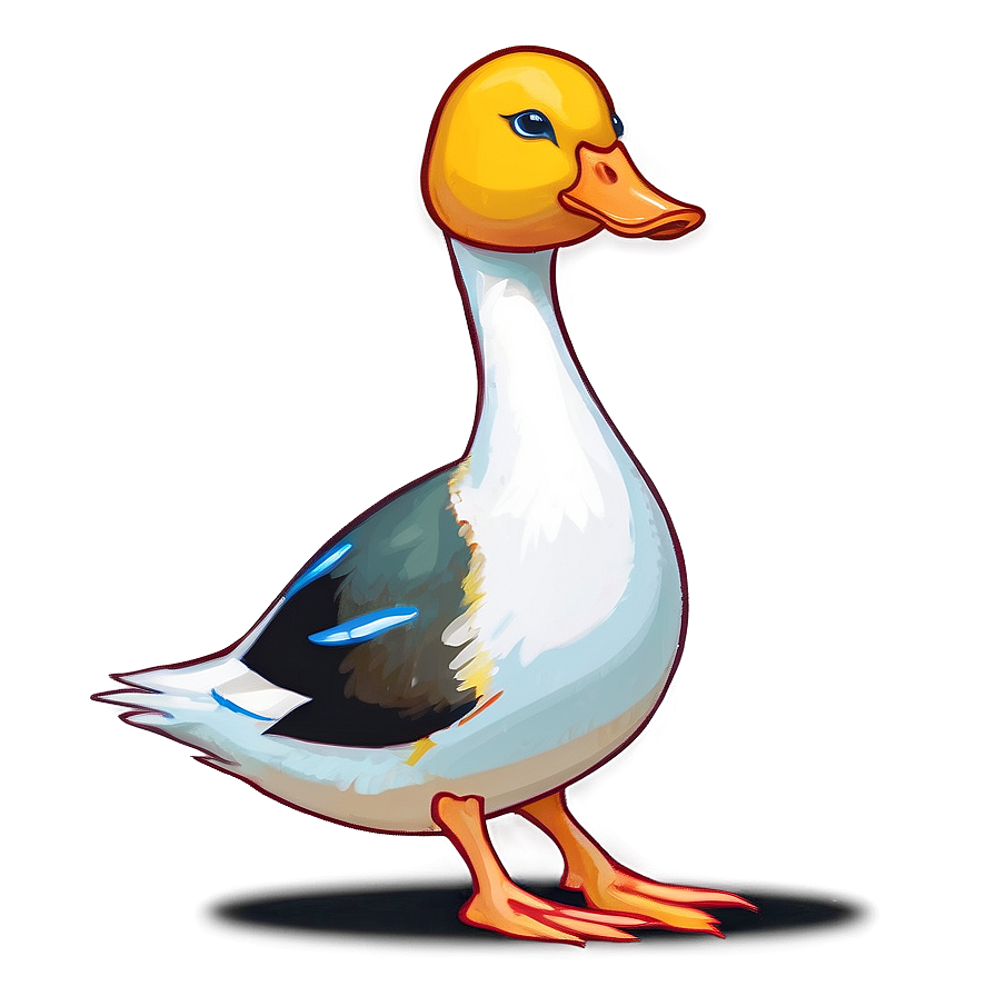 Duck In Formal Attire Png 05032024