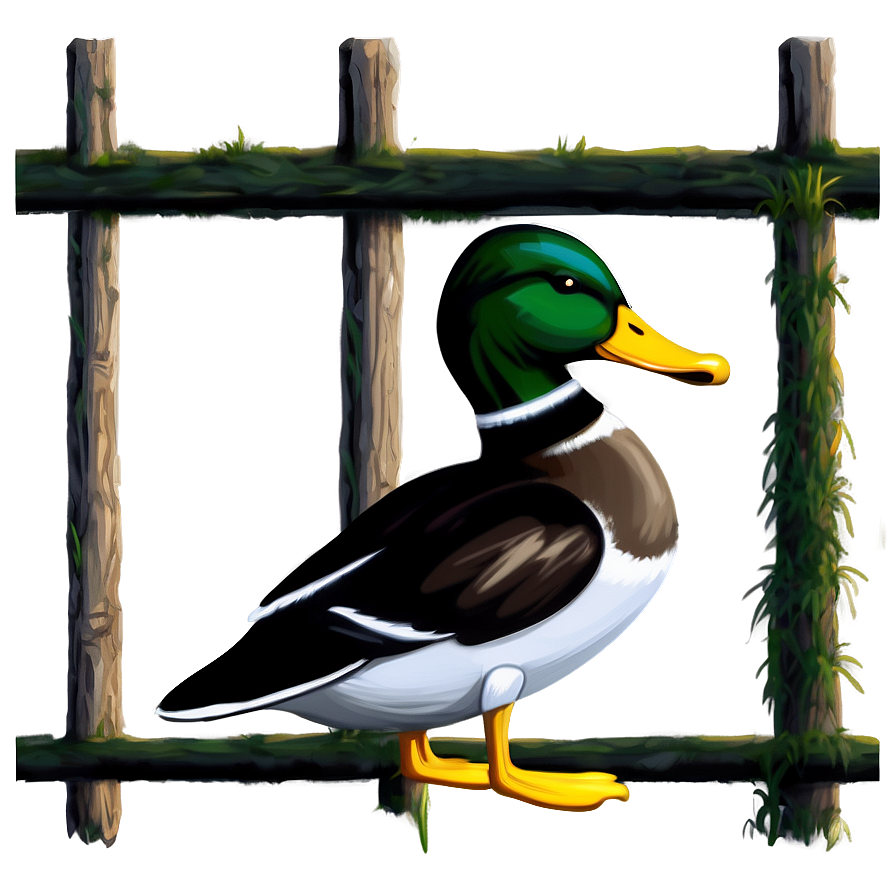 Duck In Nature Png 05032024