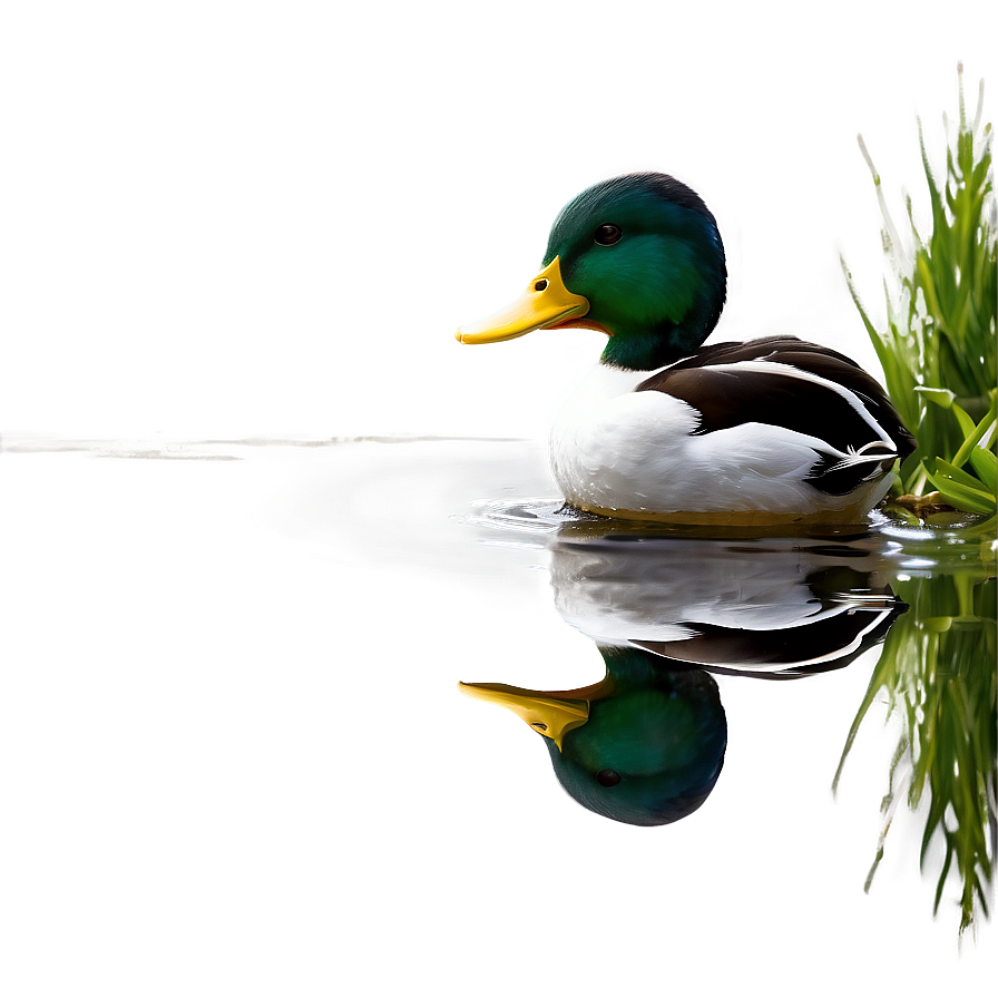 Duck In Pond Png 89