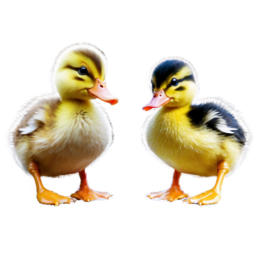 Duckling And Duck Png Dyh