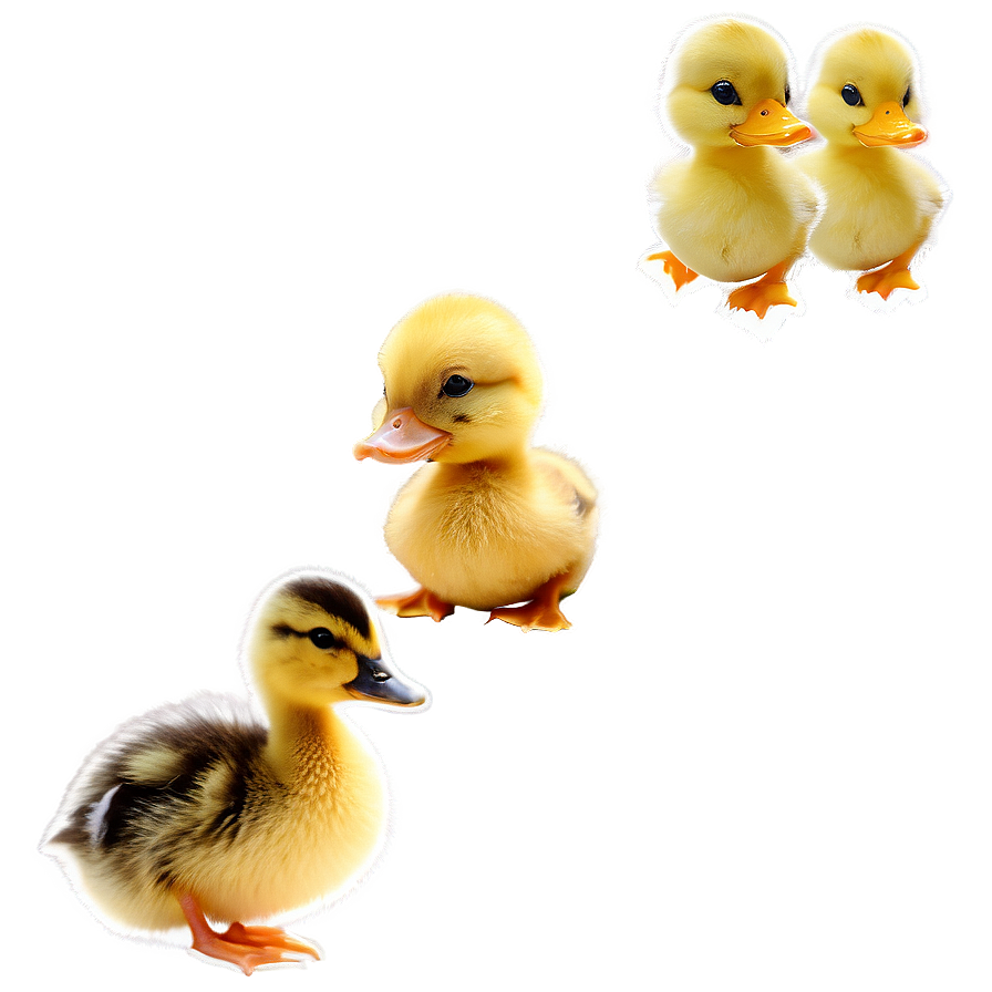 Duckling And Duck Png Oer