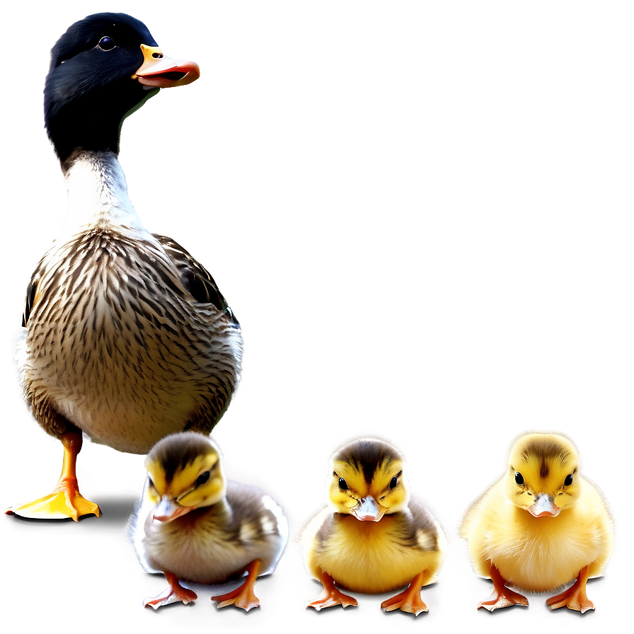 Duckling Family Png Iep