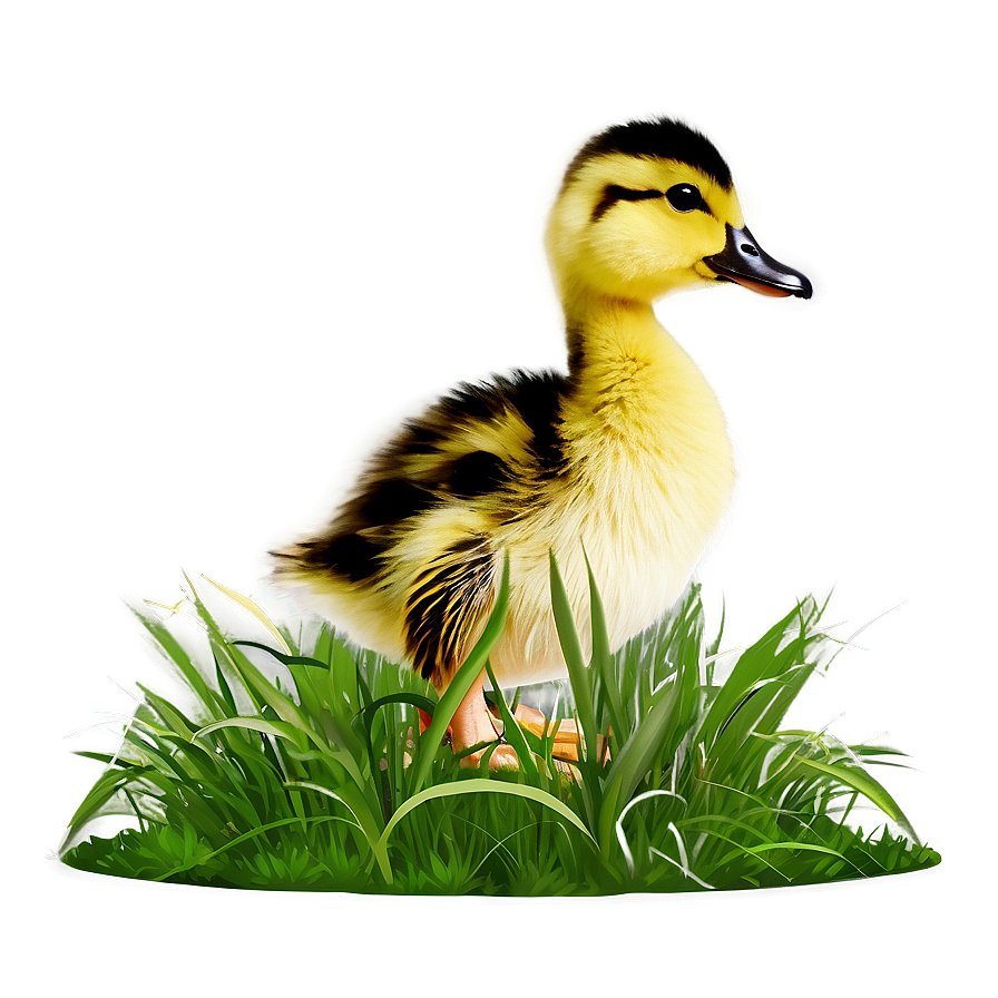 Duckling In Grass Png Upj