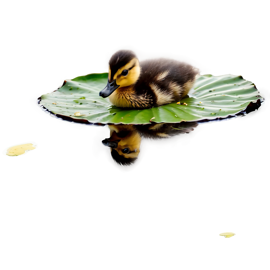 Duckling In Pond Png 33