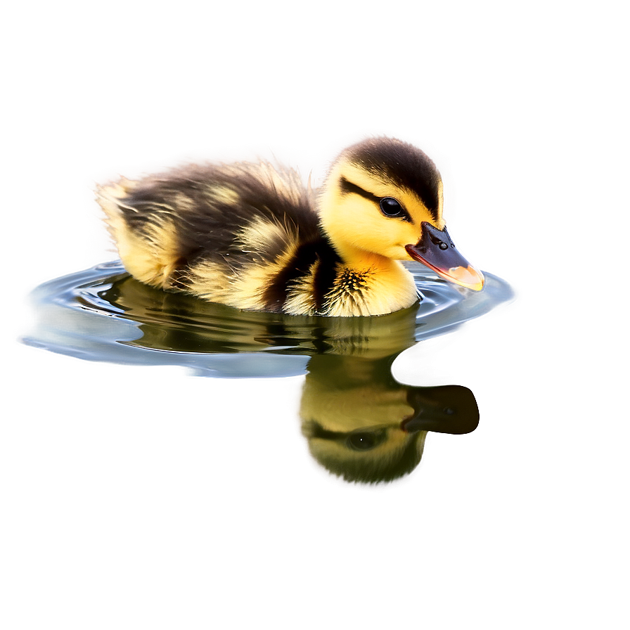 Duckling In Pond Png Cvs