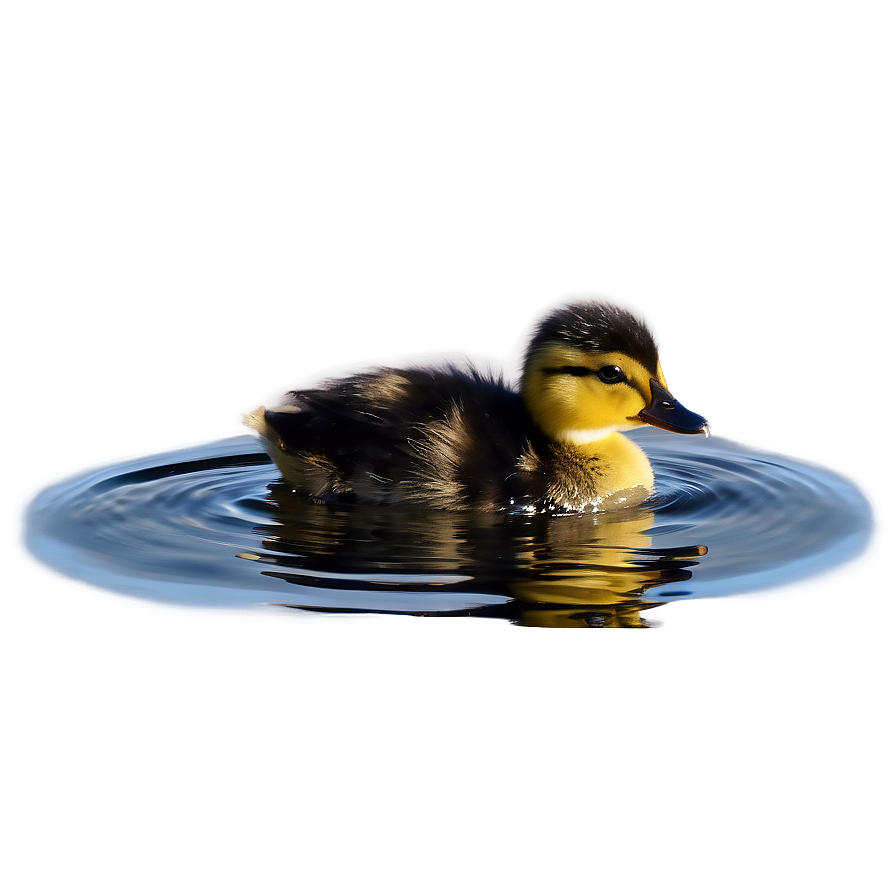 Duckling On Water Png Lew